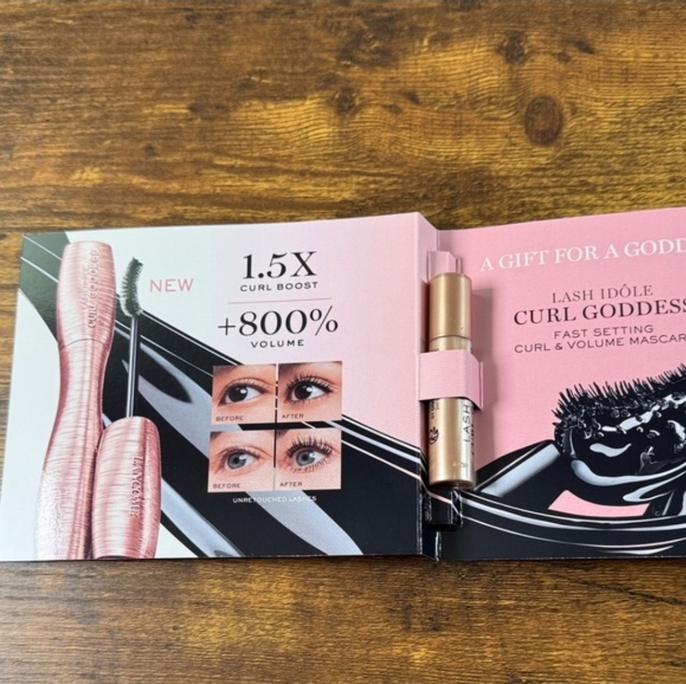 Lancome Lash Idôle Curl Goddess Mascara - Gold Deluxe Sample Travel Size - Picture 3 of 9